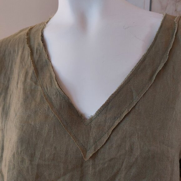 NWT Zaket & Plover 100% Linen Shirt - Picture 4 of 13